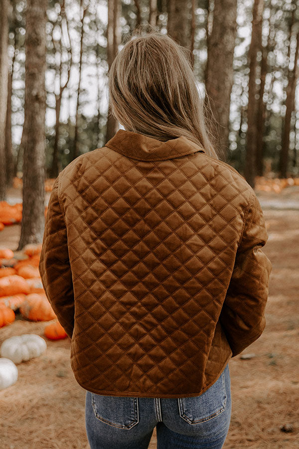 Central Park Chic Quilted Velvet Jacket Image 3