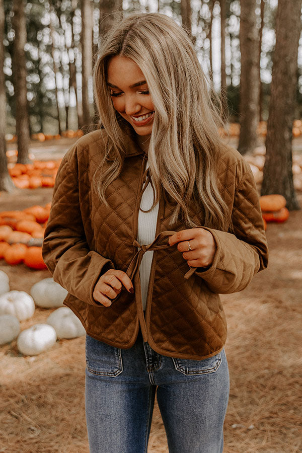 Central Park Chic Quilted Velvet Jacket Image 2