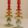 Make A Statement Handblown Glass Candle Holder Image - 1