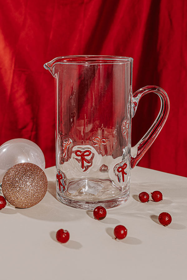 Slant Collections Handblown Icon Glass Pitcher Image - 1
