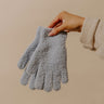 Barefoot Dreams CozyChic Gloves in Snow Drop Image - 1
