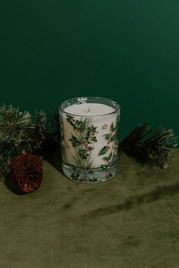 Michel Design Works Holiday Garland Candle Image - 1