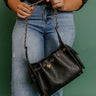 Willow Faux Leather Hobo Bag in Black Image - 1