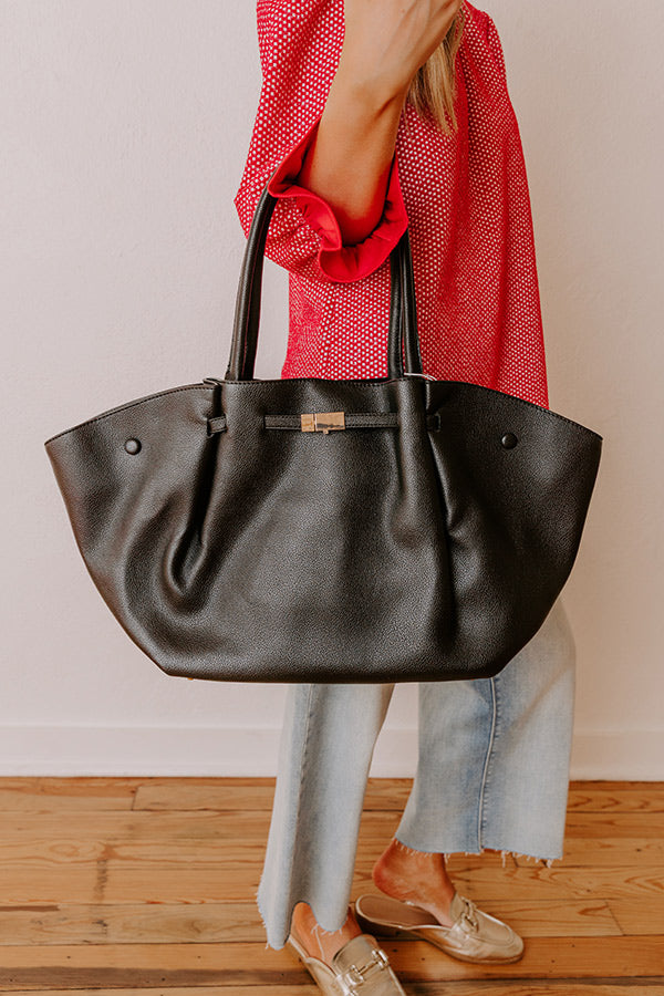 Kaia Faux Leather Tote Image - 1