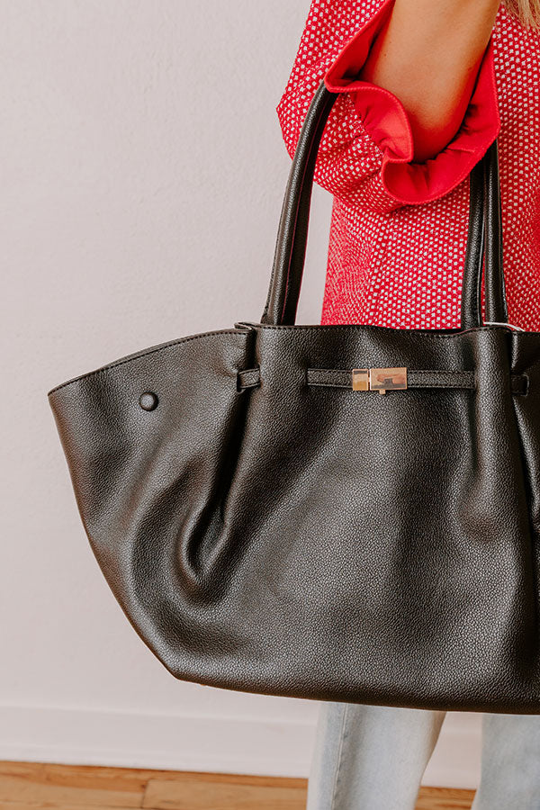 Kaia Faux Leather Tote Image - 2