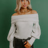 Fifth and Fall Off Shoulder Knit Sweater Top Image 1
