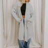 Endless Cuddles Knit Duster Cardigan in Grey Image 1