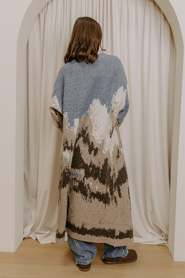 Mountain Top Resort Knit Duster Cardigan Image - 5