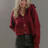 Nantucket Chill Knit Cardigan in Merlot Image - 1