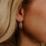 Bring The Sparkle Cubic Zirconia Hoop Earrings Image - 1