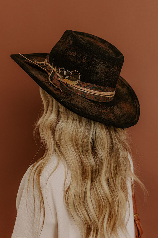 Nashville Nights Distressed Felt Cowboy Hat Image - 2