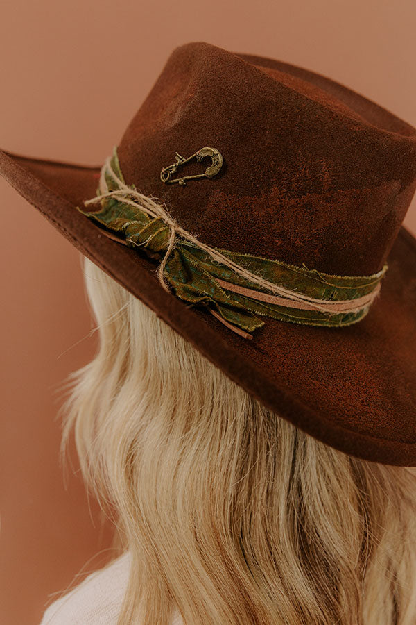 Austin Nights Distressed Felt Cowboy Hat Image - 2