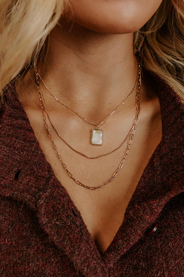 Gentle Heart Layered Necklace Image - 2