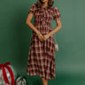 Pumpkin Patch Perfect Plaid Midi Dress Image 1