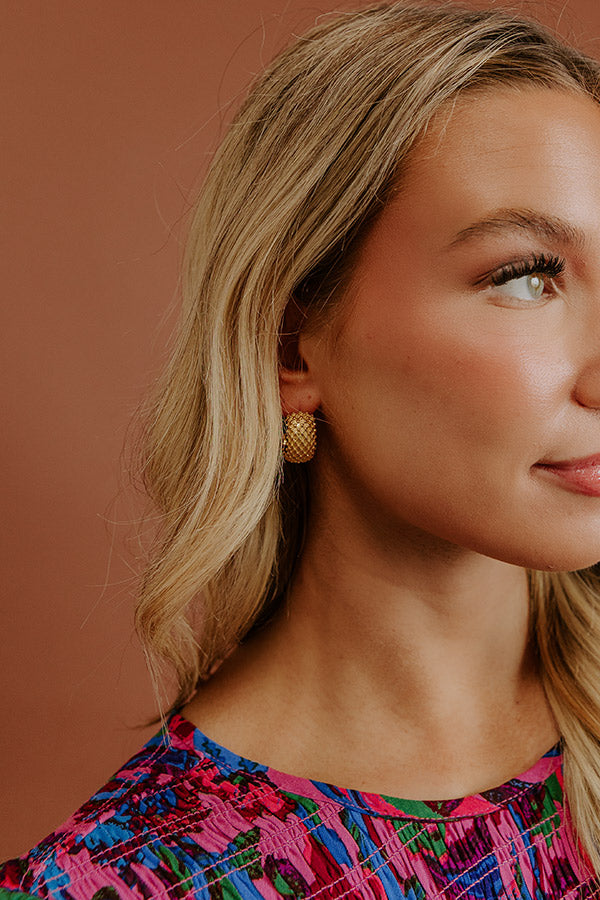 Right On Trend Hoop Earrings Image - 2