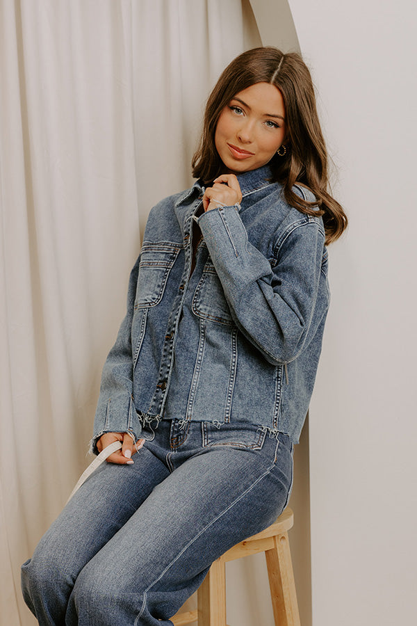 Just USA Hallie Denim Jacket Image 1