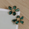 Sweet Blooms Earrings in Teal Image - 1
