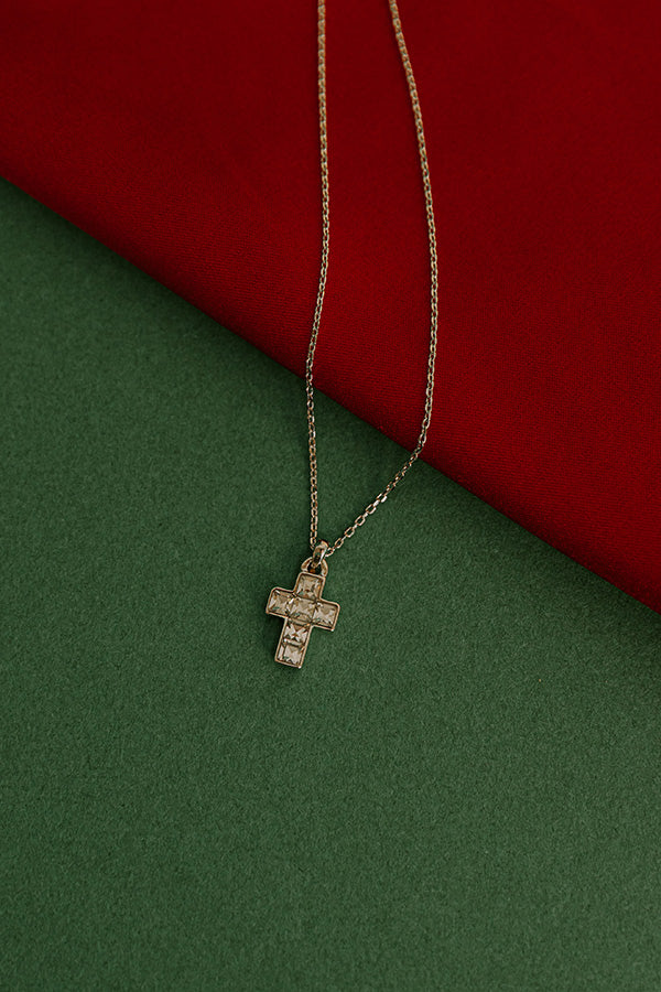 Unconditional Love Cubic Zirconia Necklace in Silver Image - 2