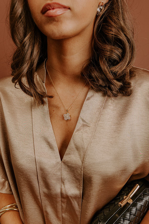 Sweet Aroma Cubic Zirconia Necklace Image - 1