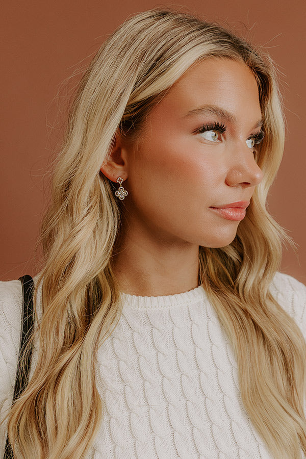 Twinkling Lights Cubic Zirconia Earrings Image - 1