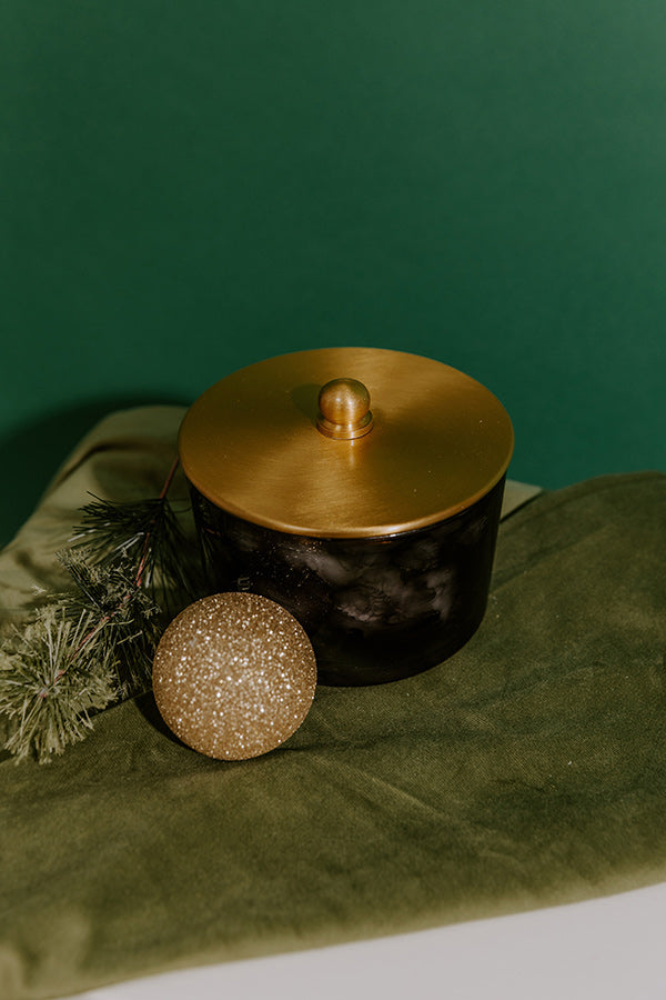 Thymes Noir Woods 3-Wick Poured Candle Image - 2