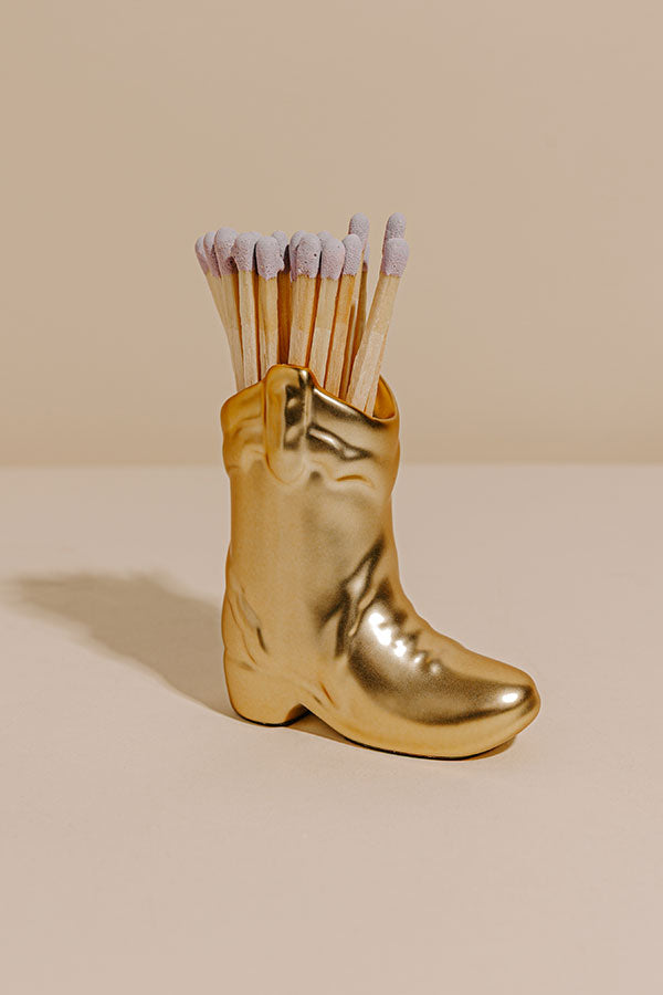 Paddywax Cowboy Ceramic Match Holder Image - 1