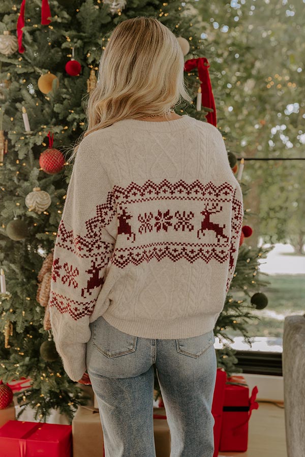 Reindeer Games Cable Knit Sweater Image - 2
