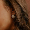 Glimmer Of Gorgeous Pave Hoop Earrings in Silver Image - 1