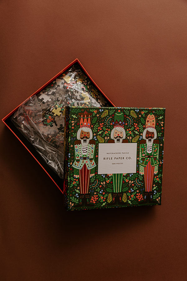 Rifle Paper Co. Nutcracker Brigade Holiday Puzzle Image - 3
