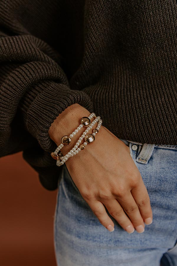 Graceful Smile Stretch Bracelet Set Image - 1