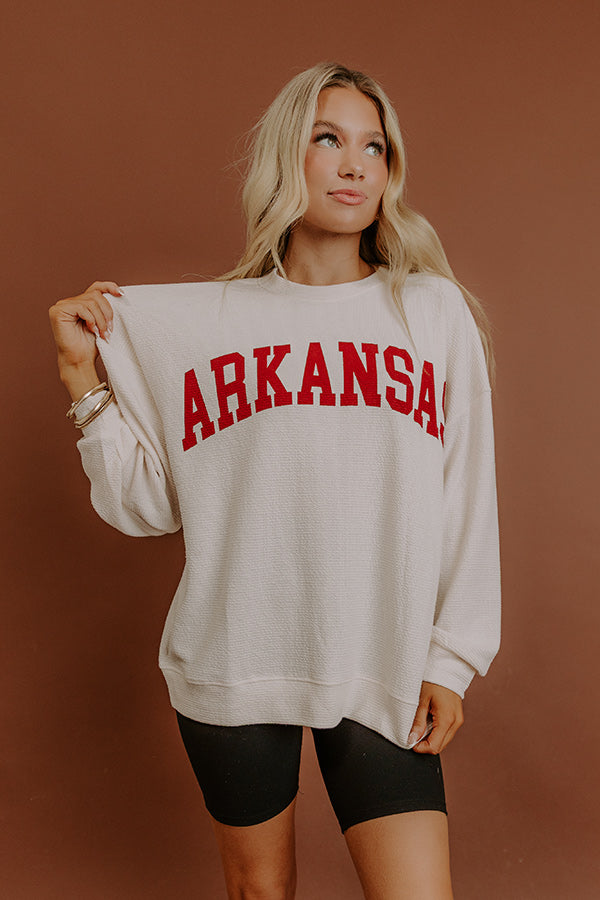 Arkansas Waffle Knit Long Sleeve Top Image - 2