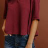The Fall Edit Waffle Knit Top Image - 1