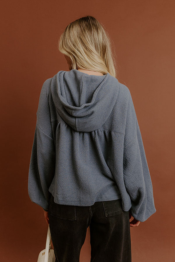 Coffee Run Waffle Knit Sweater Image - 5