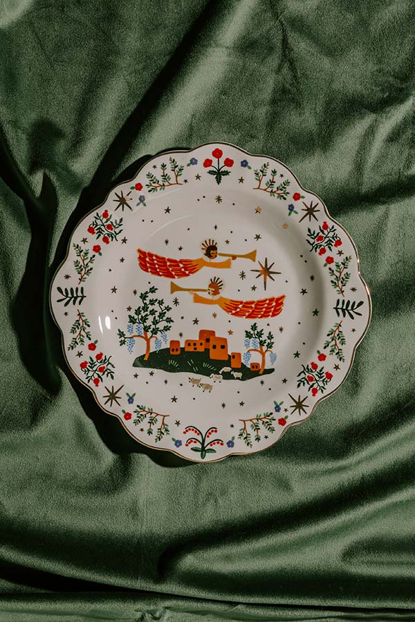 Rifle Paper Co. Nativity Porcelain Dessert Plate Set Image - 3