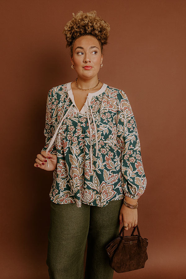 Feeling Dreamy Floral Shift Top Curves Image - 1