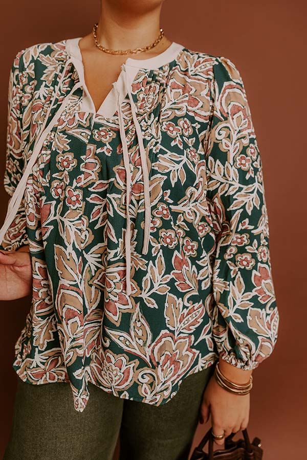 Feeling Dreamy Floral Shift Top Curves Image - 4