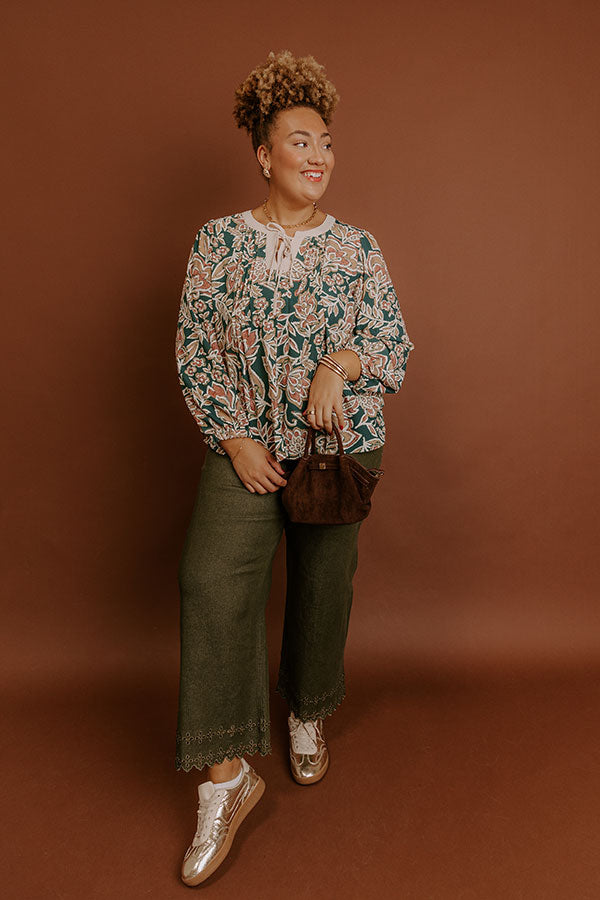 Feeling Dreamy Floral Shift Top Curves Image - 2