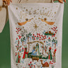 Rifle Paper Co. Nativity Holiday Tea Towel Image - 1