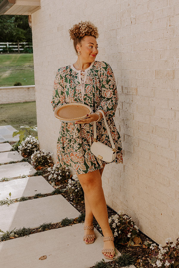 Feeling Dreamy Floral Mini Dress Curves Image - 1