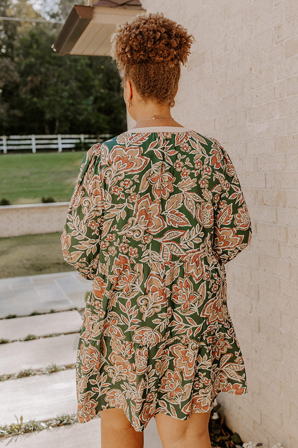 Feeling Dreamy Floral Mini Dress Curves Image - 4