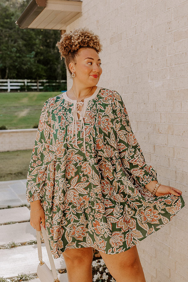 Feeling Dreamy Floral Mini Dress Curves Image - 2