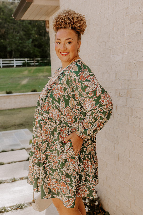 Feeling Dreamy Floral Mini Dress Curves Image - 5