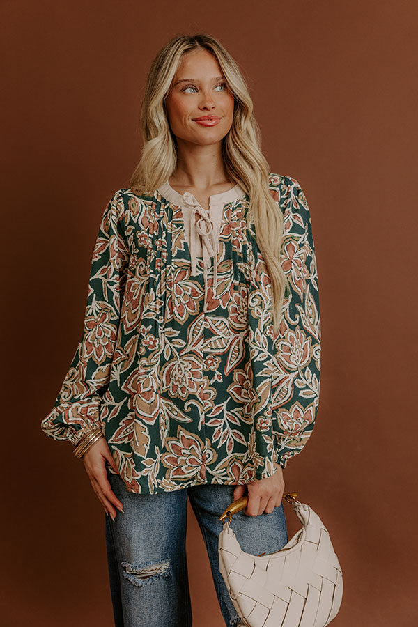 Feeling Dreamy Floral Shift Top Image - 4