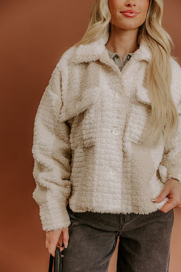 The Cozy Edit Sherpa Jacket Image - 4