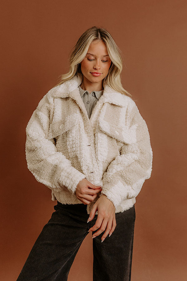The Cozy Edit Sherpa Jacket Image - 1