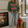 Merry And Bright Graphic Sweatshirt Image - 1