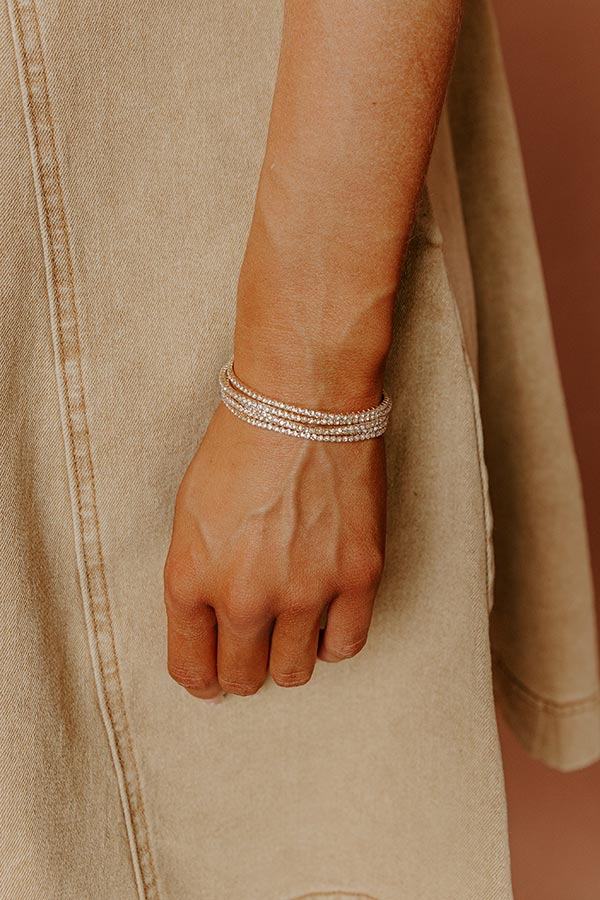 Dazzle The Room Stretch Bracelet Set Image - 2