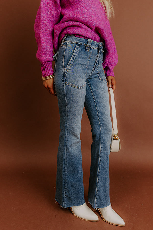 Hidden Jeans Happi Midrise Flares Image - 4