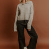 The Storyline Cable Knit Sweater Top in Grey Image - 1