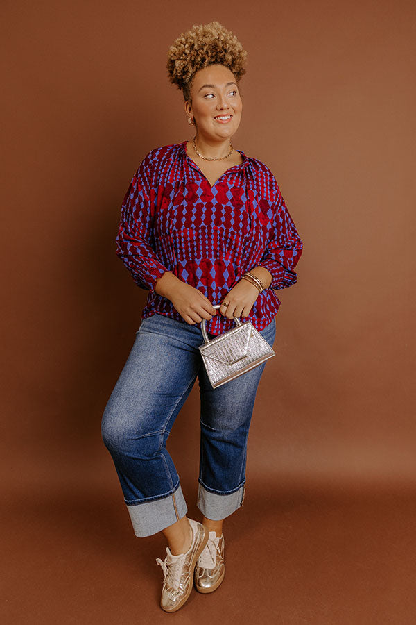 RISEN Kristy High Waist Straight Leg Jean Curves Image - 2